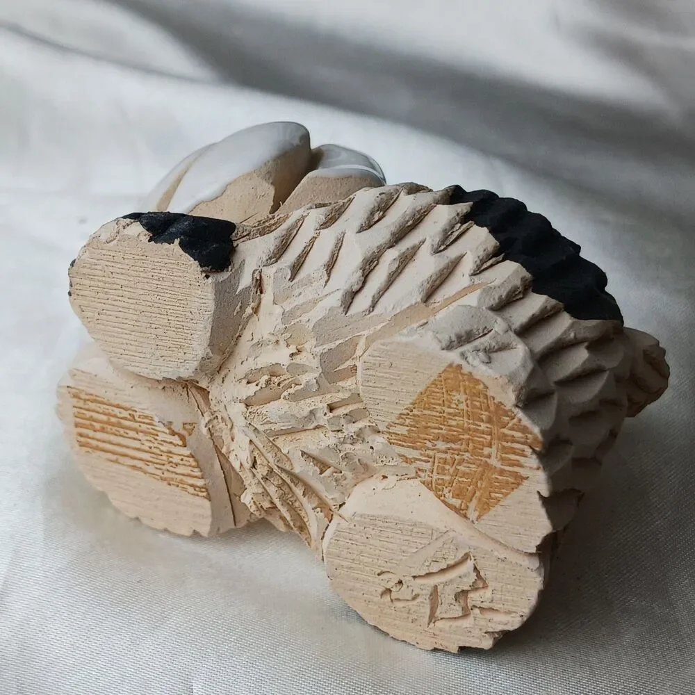 Vintage Artesania Rinconada Art Pottery Hand Crafted Clay Figurine-SHEEPDOG